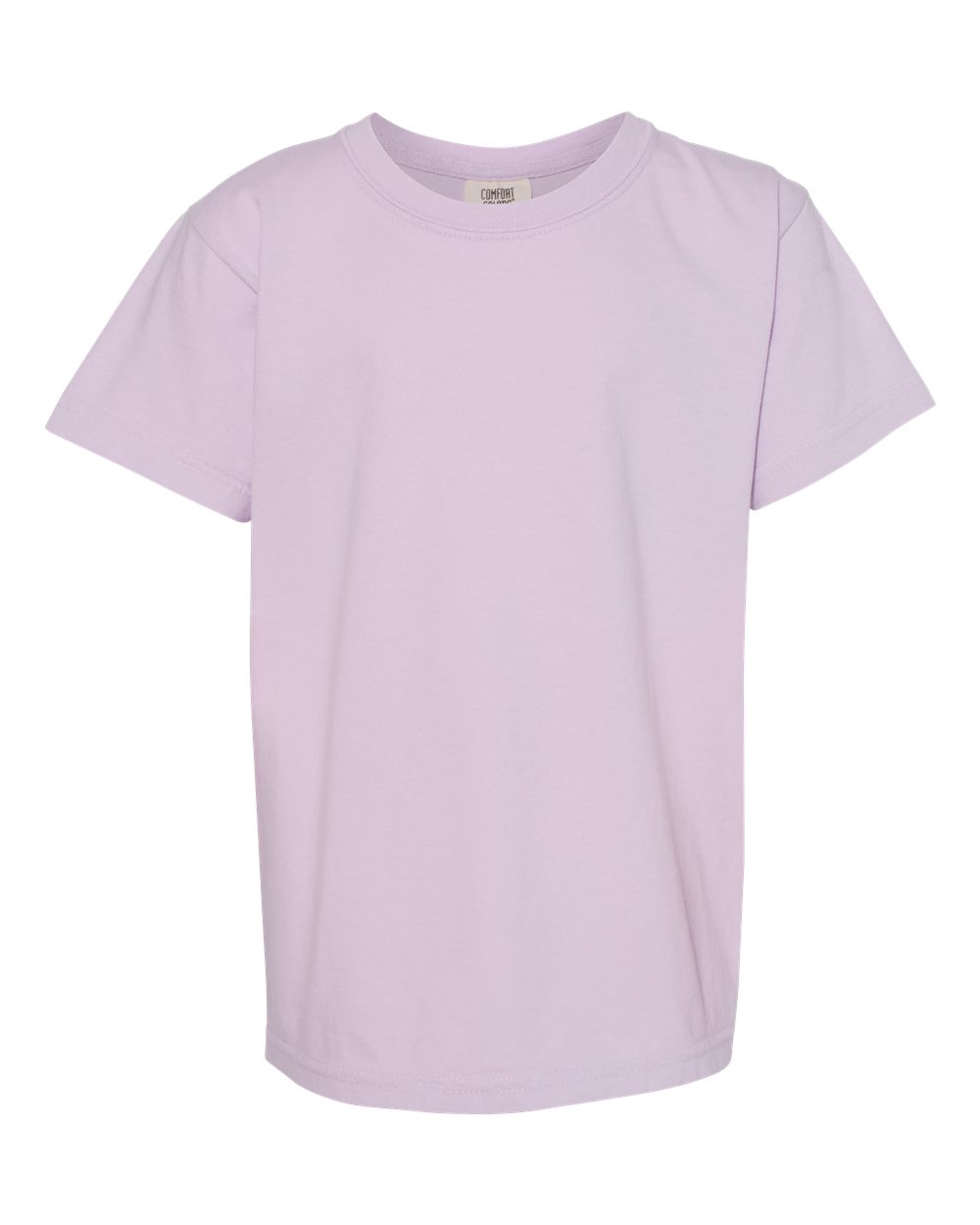 Youth Garment-Dyed Heavyweight T-Shirt - Front - B31608052 - Orchid