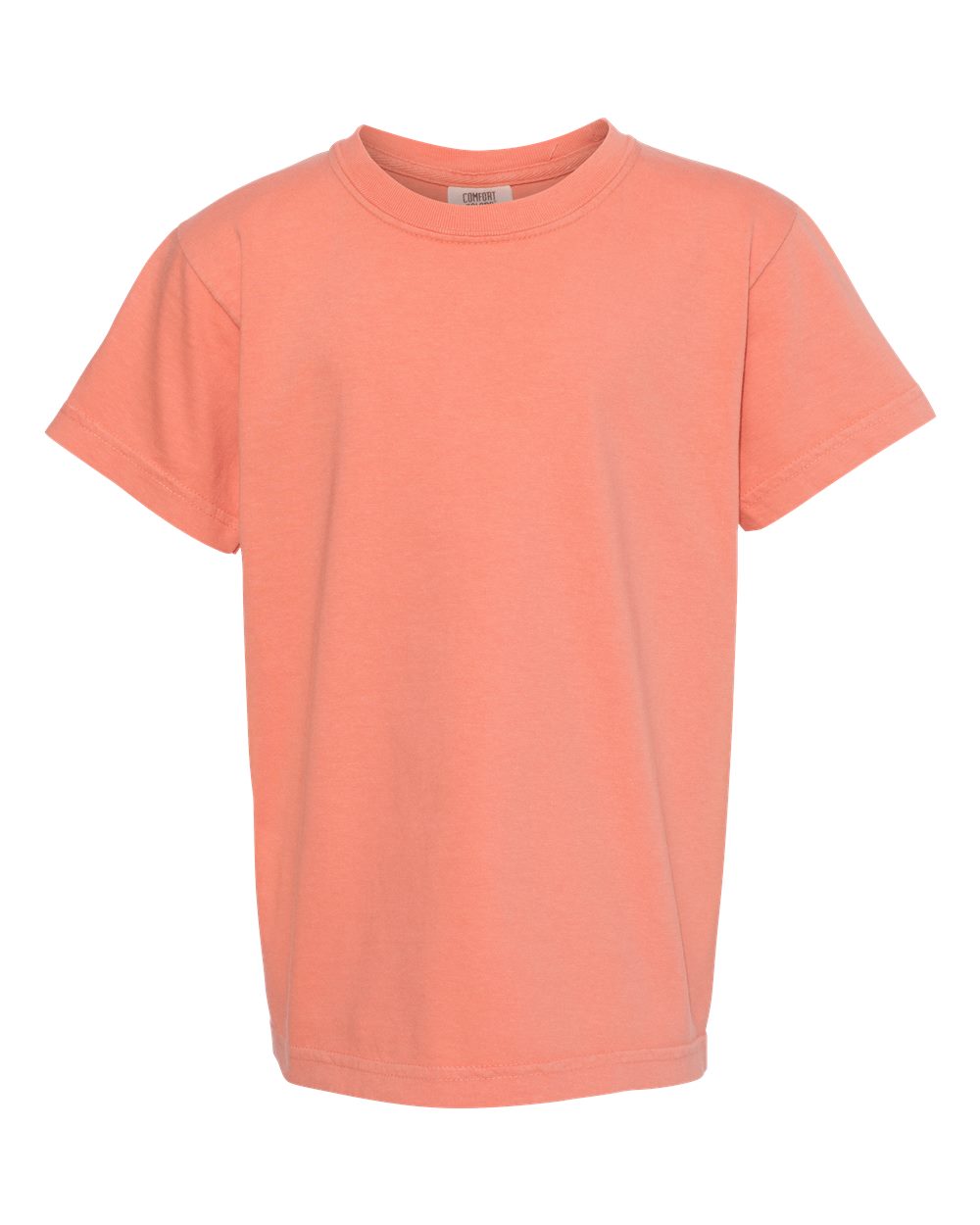 Youth Garment-Dyed Heavyweight T-Shirt - Front - B31608362 - Terracotta