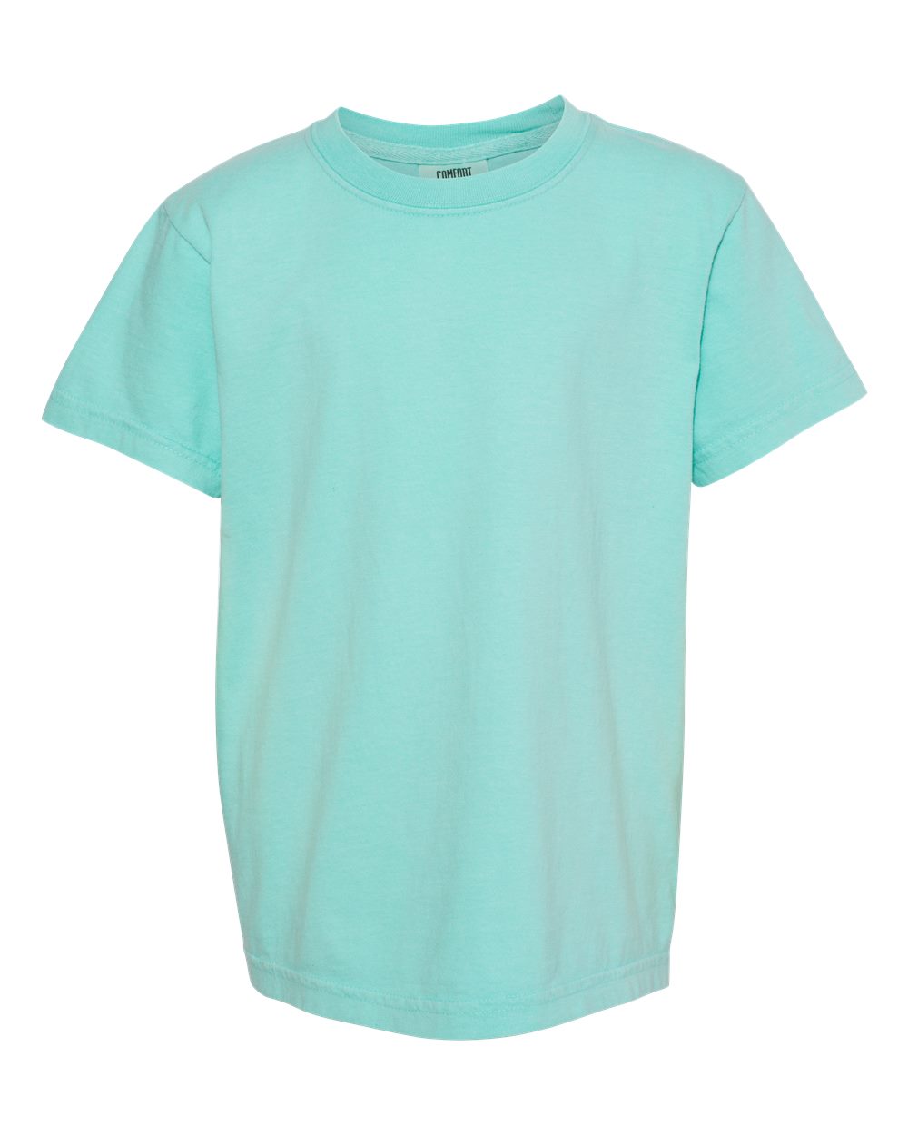 Youth Garment-Dyed Heavyweight T-Shirt - Front - B31608471 - Chalky Mint