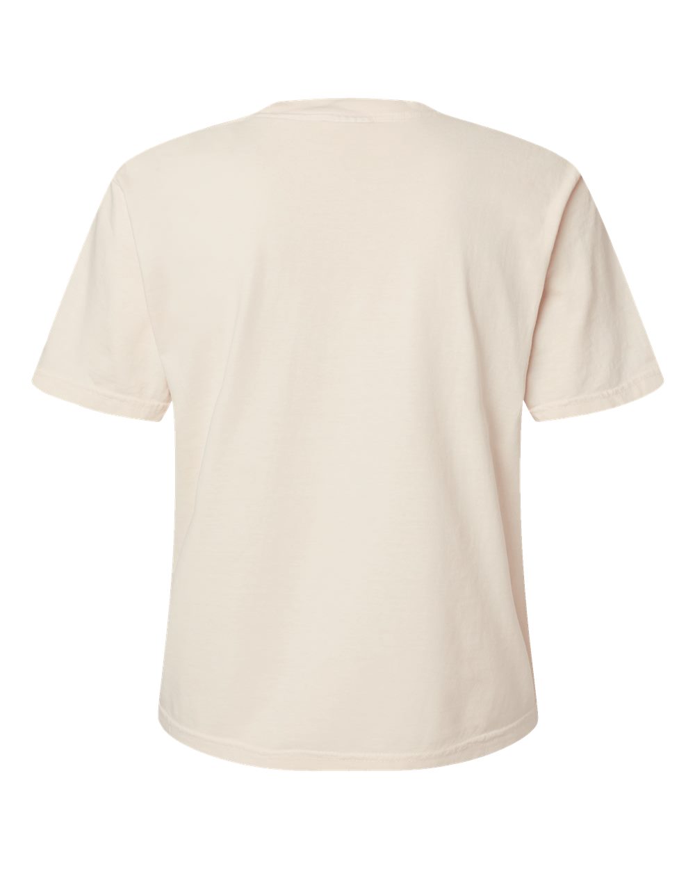 Women's Heavyweight Boxy T-Shirt - Back - B18008333 - Ivory