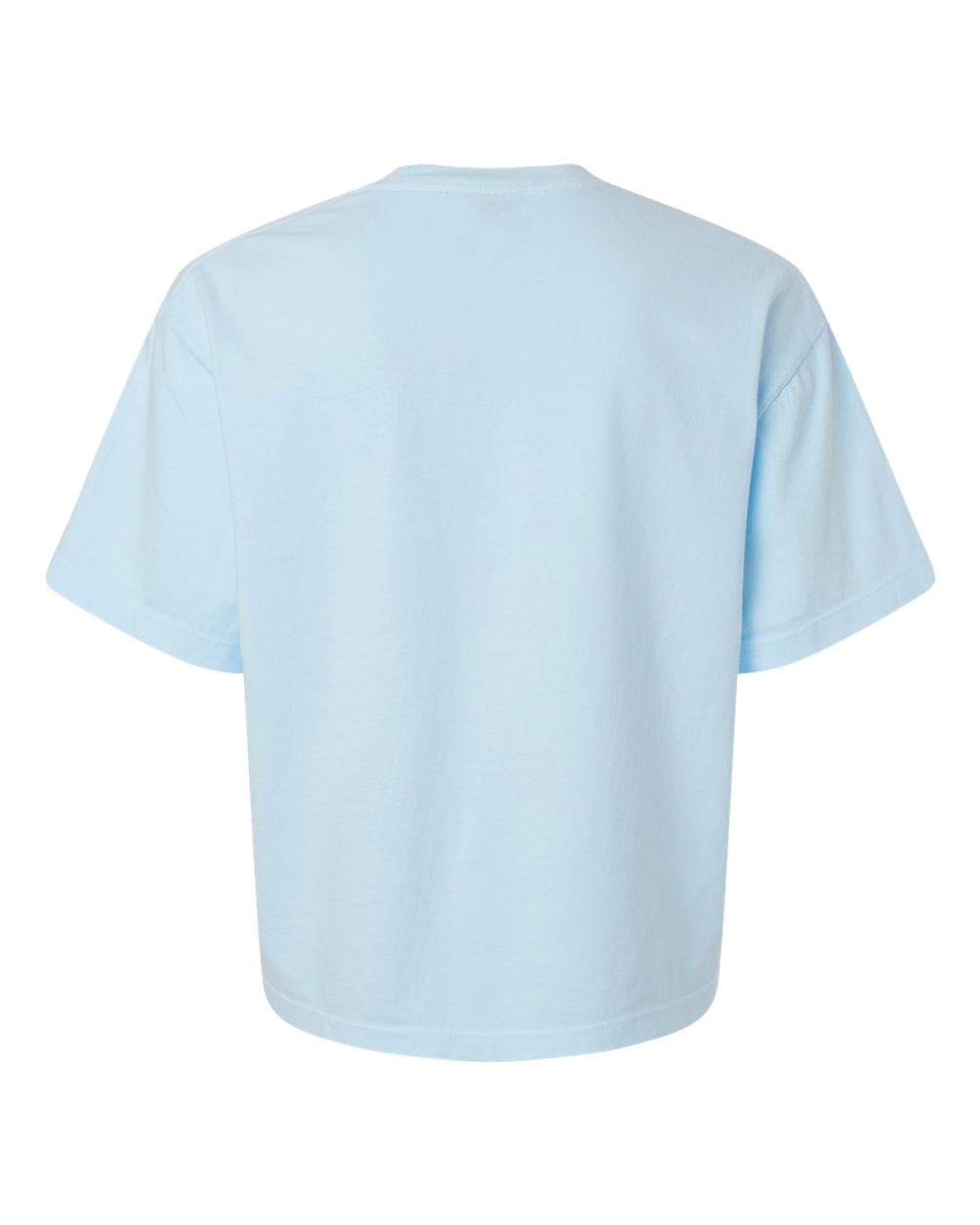 Women's Heavyweight Boxy T-Shirt - Back - B18008683 - Chambray