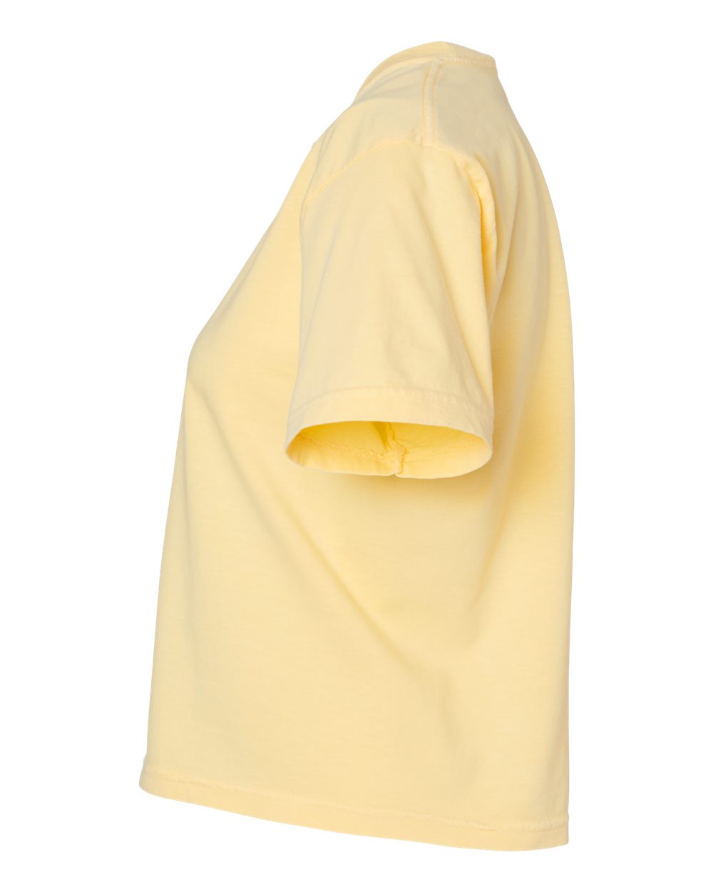 Women's Heavyweight Boxy T-Shirt - DirectSide - B18008413 - Butter