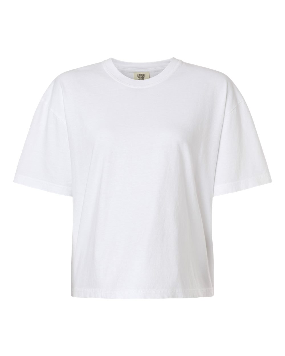 Women's Heavyweight Boxy T-Shirt - Front - B18008003 - White
