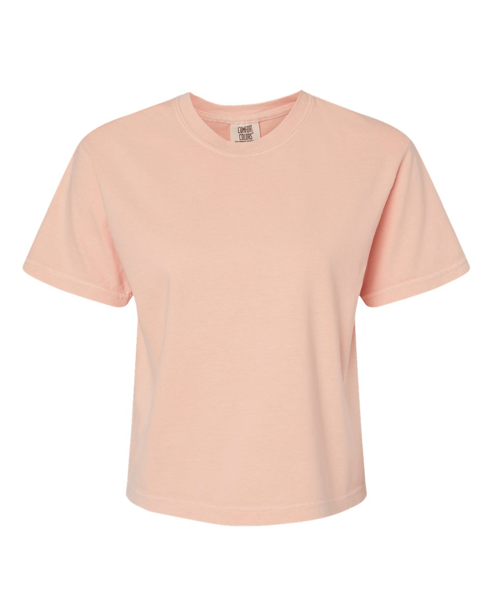 Women's Heavyweight Boxy T-Shirt - Front - B18008153 - Peachy
