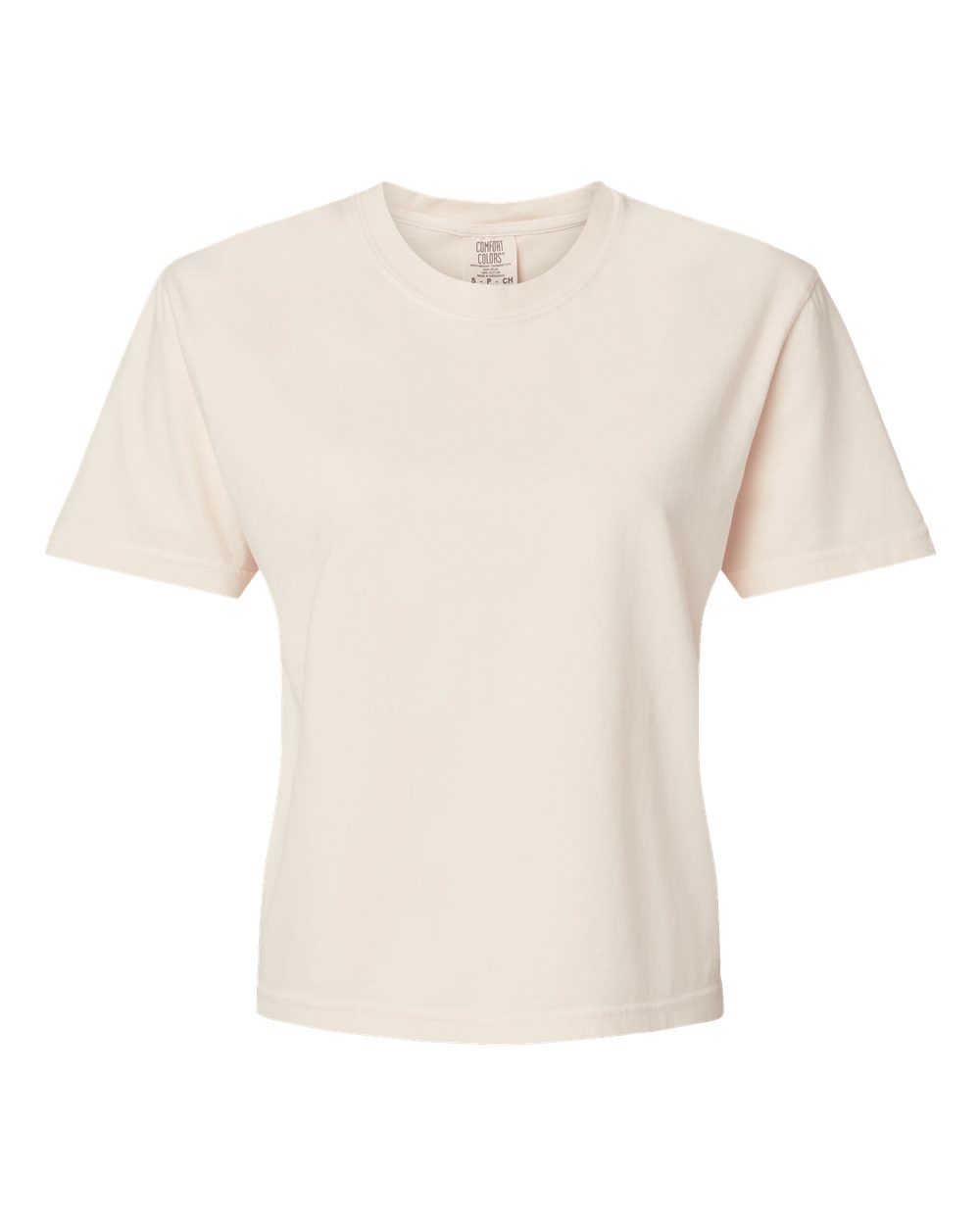 Women's Heavyweight Boxy T-Shirt - Front - B18008333 - Ivory