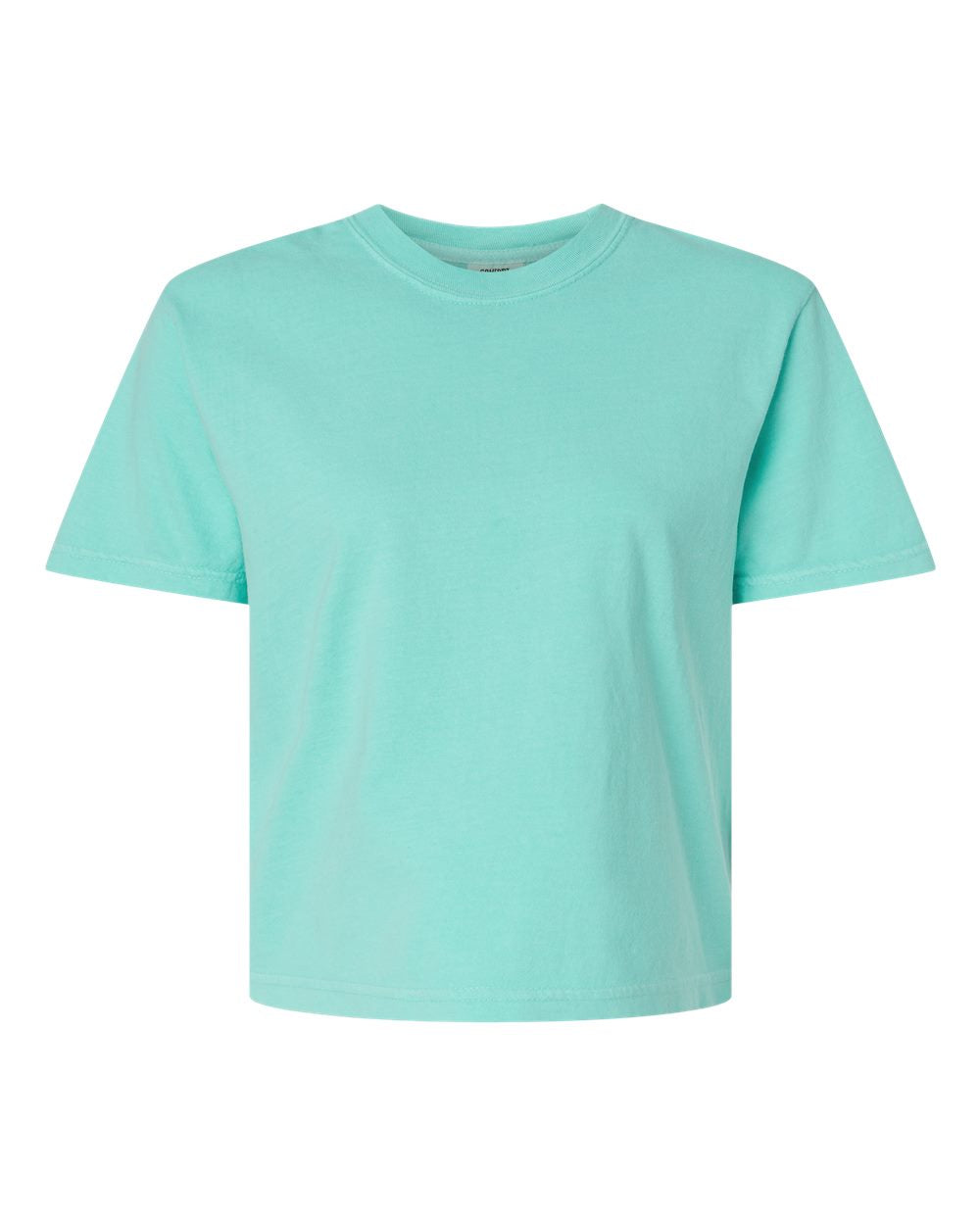 Women's Heavyweight Boxy T-Shirt - Front - B18008473 - Chalky Mint