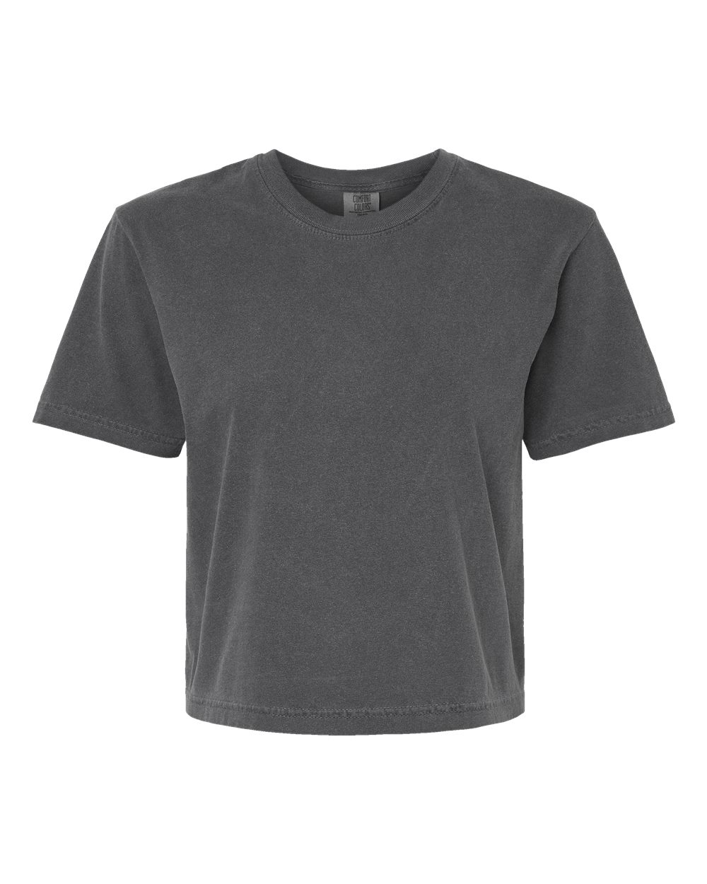 Women's Heavyweight Boxy T-Shirt - Front - B18008493 - Pepper