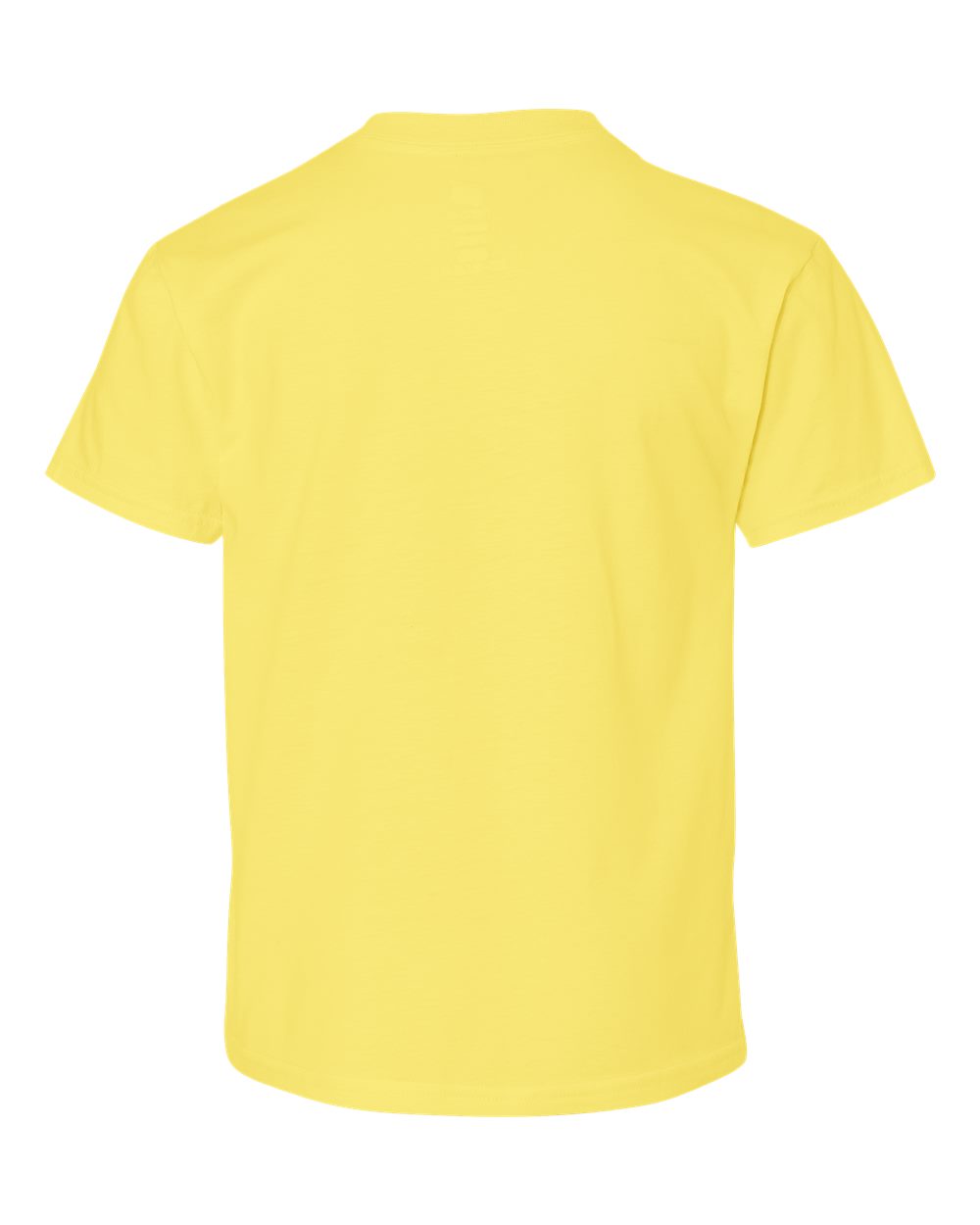 Youth Perfect-T T-Shirt - Back - B00400412 - Yellow