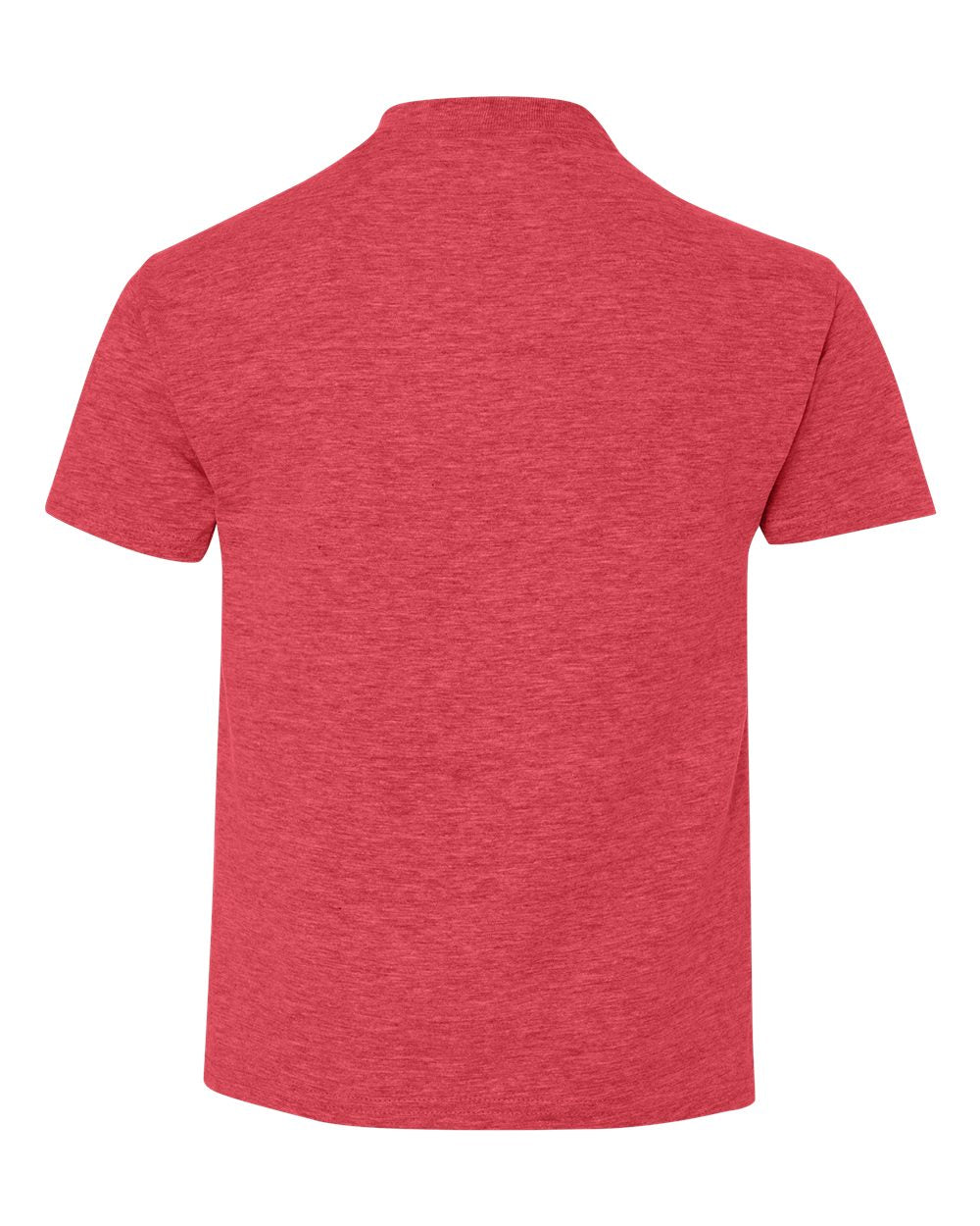 Youth Perfect-T T-Shirt - Back - B00400712 - Heather Red
