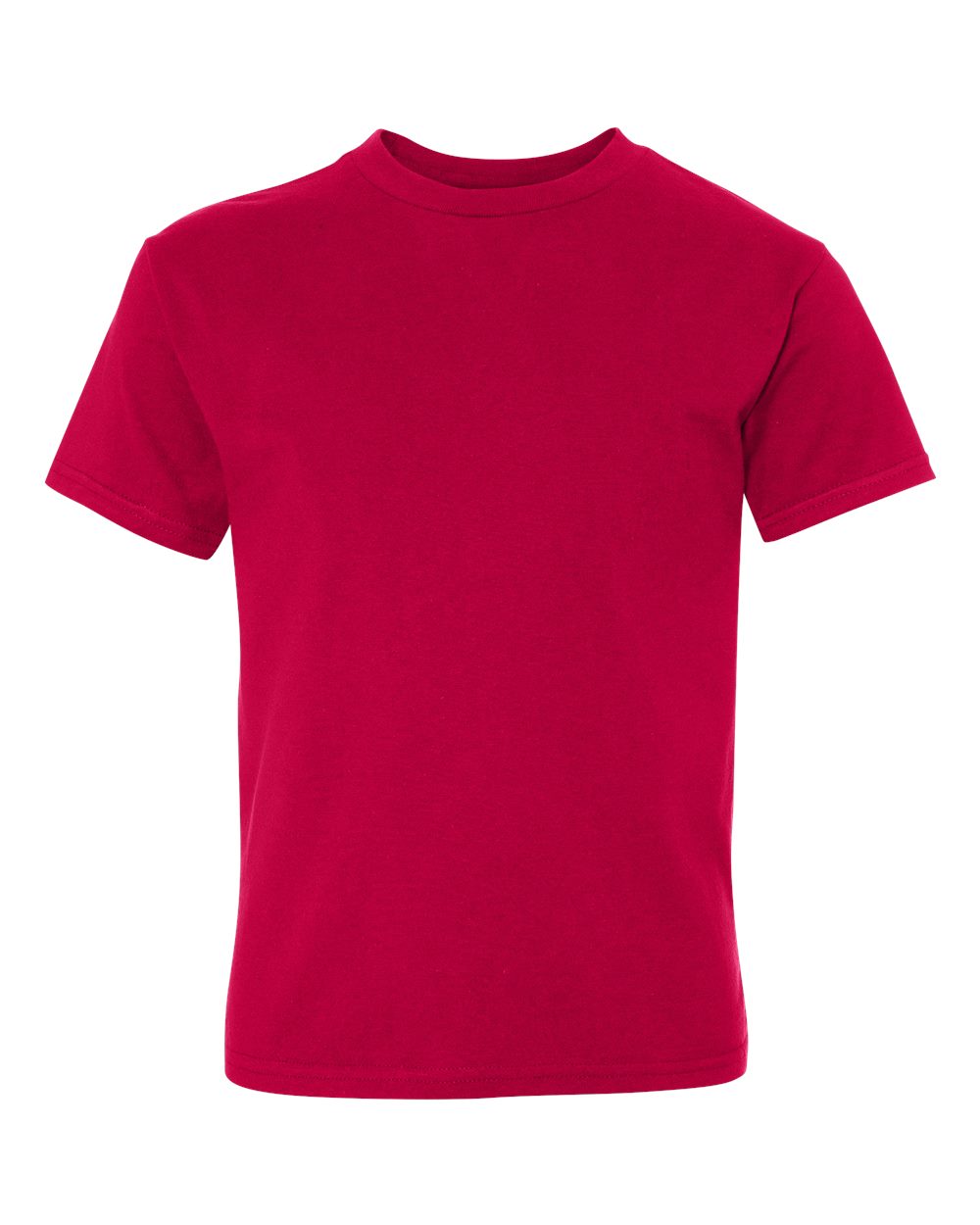 Youth Perfect-T T-Shirt - Front - B00400222 - Deep Red