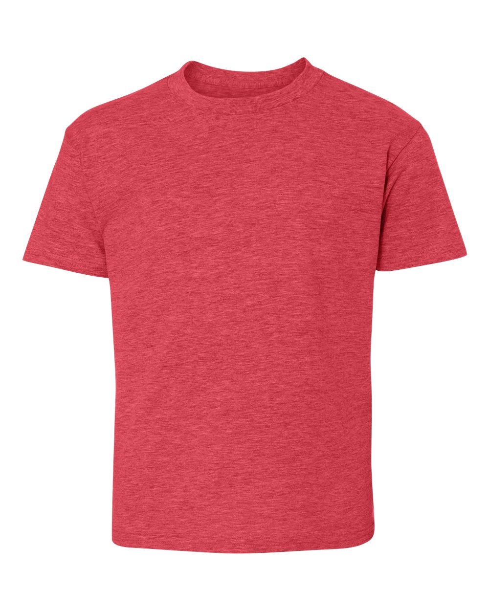Youth Perfect-T T-Shirt - Front - B00400712 - Heather Red