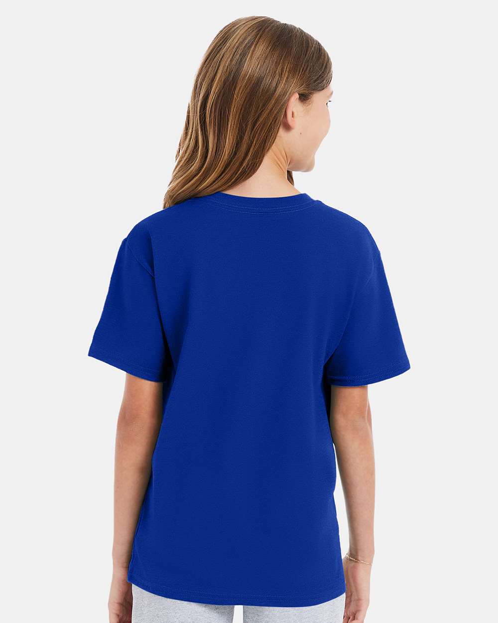 Youth Perfect-T T-Shirt - OnModelBack - B00400882 - Deep Royal
