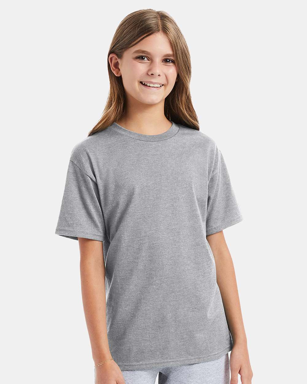 Youth Perfect-T T-Shirt - OnModelFront - B00400582 - Light Steel