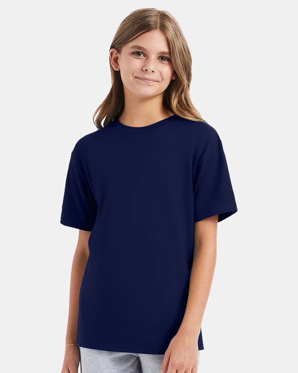Youth Perfect-T T-Shirt - OnModelFront - B00400652 - Navy