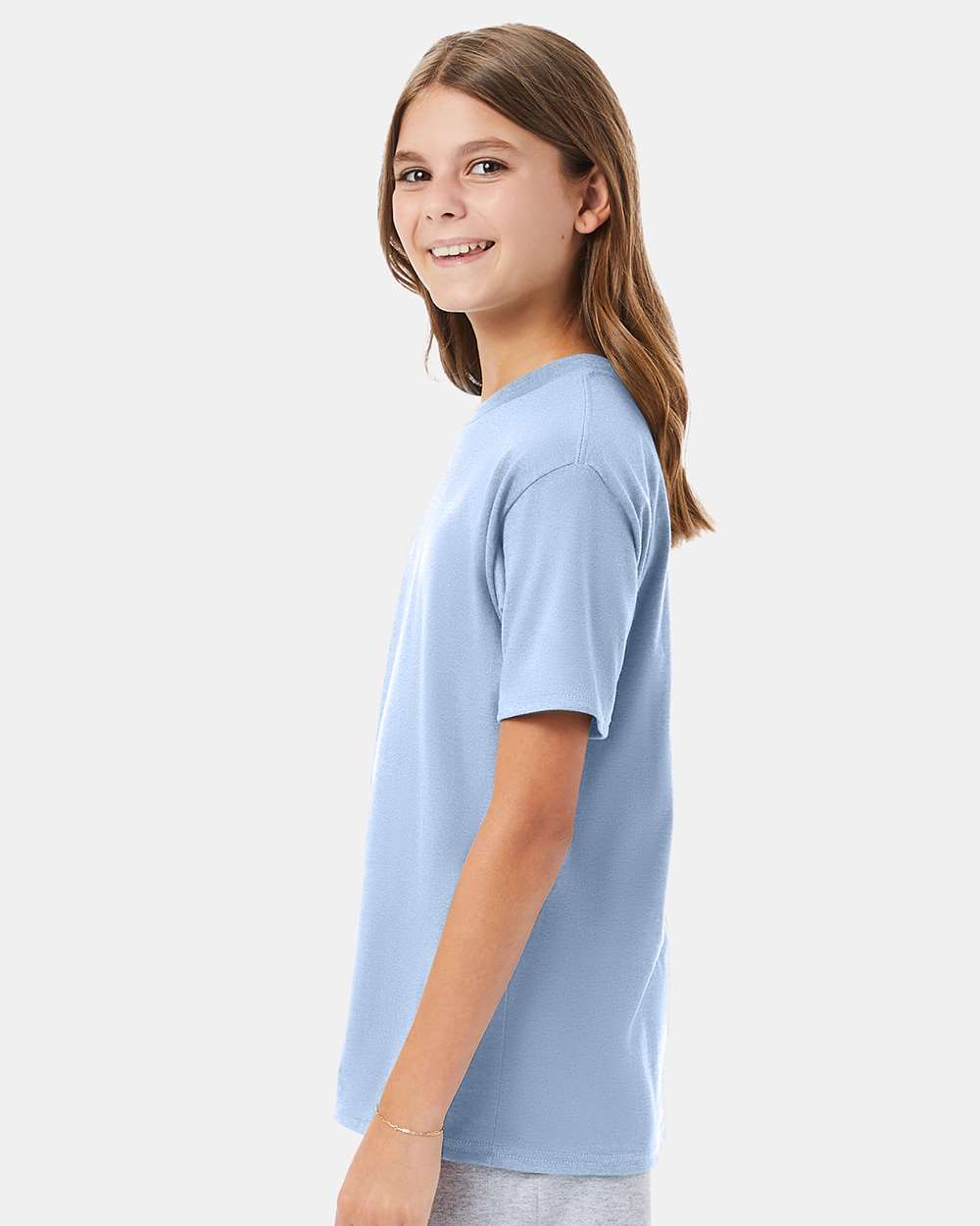 Youth Perfect-T T-Shirt - OnModelSide - B00400252 - Light Blue