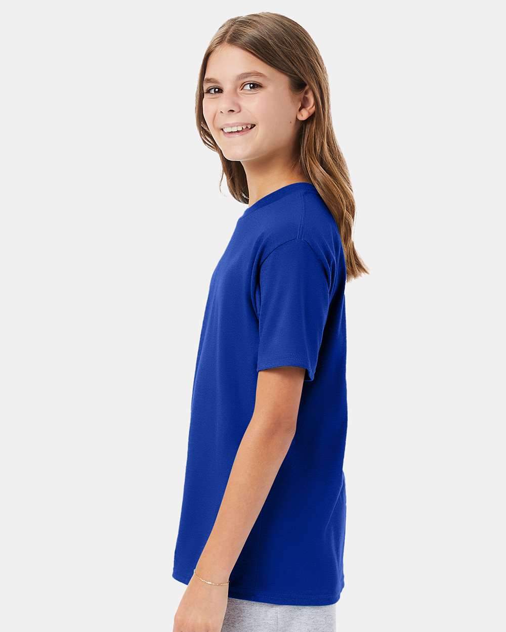 Youth Perfect-T T-Shirt - OnModelSide - B00400882 - Deep Royal