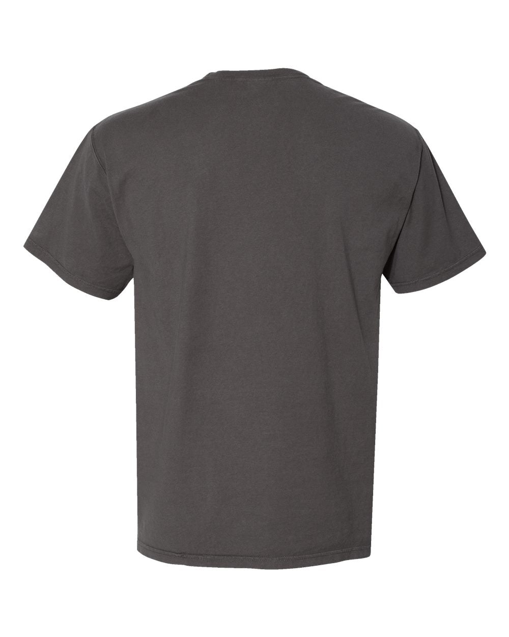Unisex Garment-Dyed Pocket T-Shirt - Back - B35200093 - New Railroad Grey