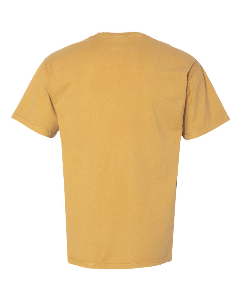 Unisex Garment-Dyed Pocket T-Shirt - Back - B35200143 - Artisan Gold