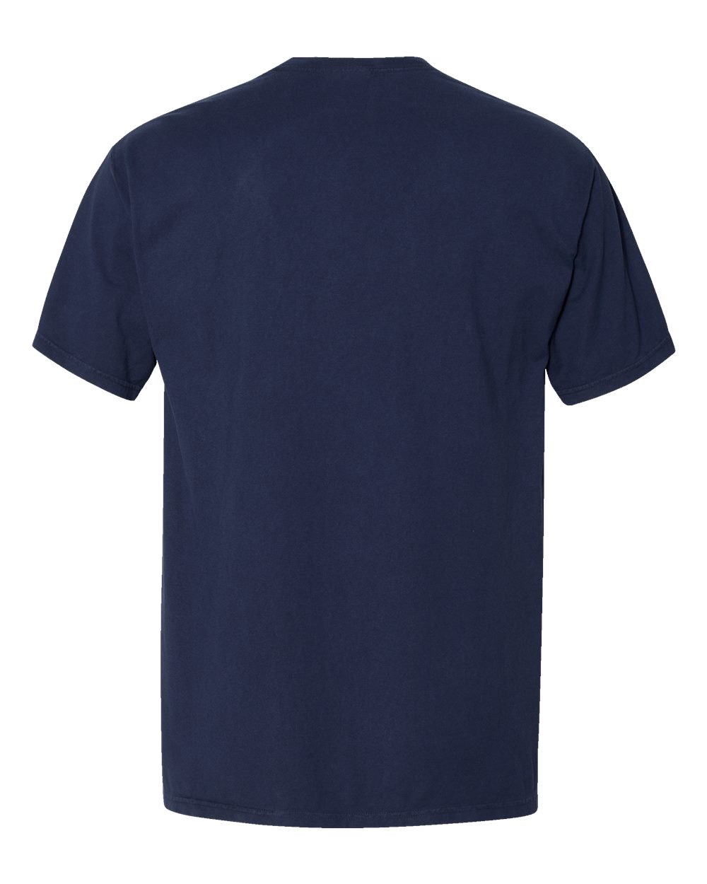 Unisex Garment-Dyed Pocket T-Shirt - Back - B35200653 - Navy