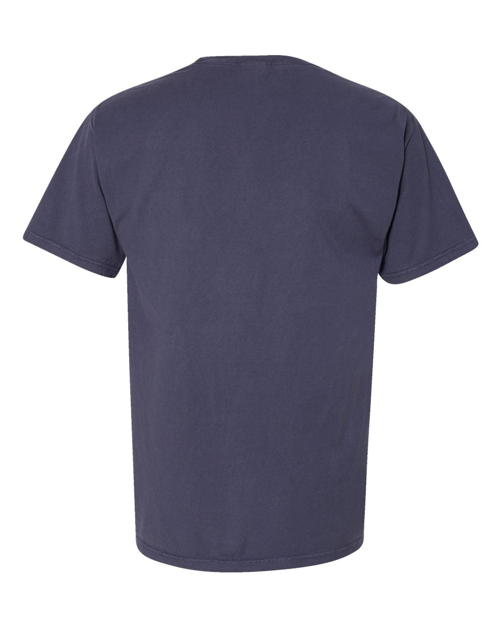Unisex Garment-Dyed Pocket T-Shirt - Back - B35200683 - Anchor Slate