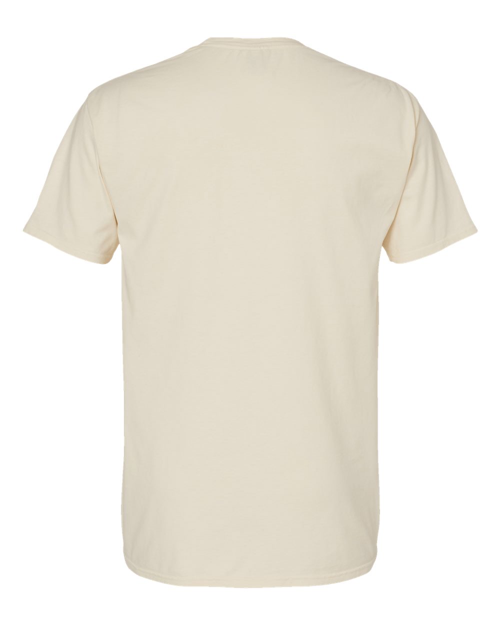 Unisex Garment-Dyed Pocket T-Shirt - Back - B35200763 - Parchment