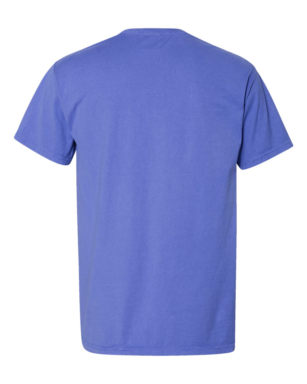 Unisex Garment-Dyed Pocket T-Shirt - Back - B35200813 - Deep Forte Blue