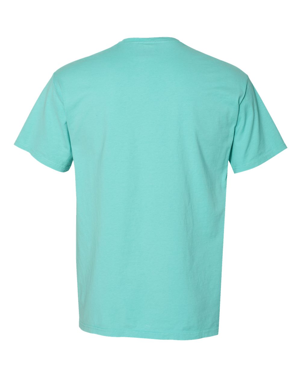 Unisex Garment-Dyed Pocket T-Shirt - Back - B35200873 - Mint