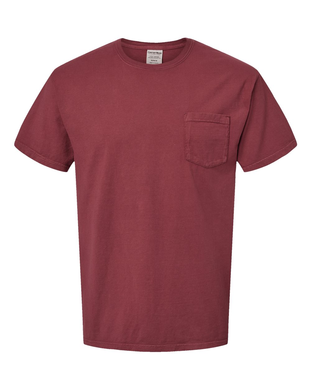 Unisex Garment-Dyed Pocket T-Shirt - Front - B35200323 - Cayenne