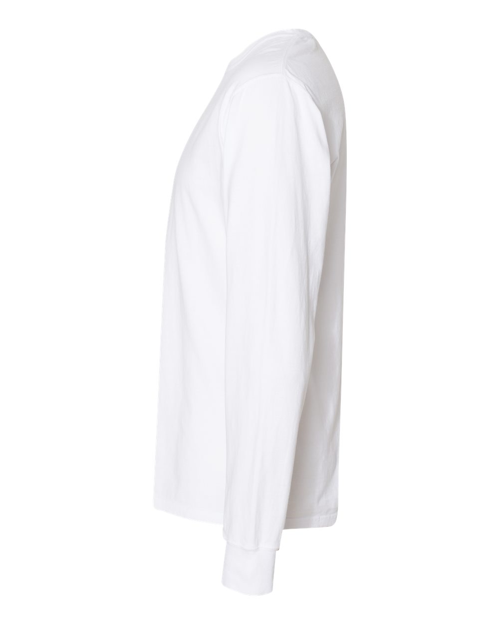 Unisex Garment-Dyed Long Sleeve T-Shirt - DirectSide - B35300003 - White