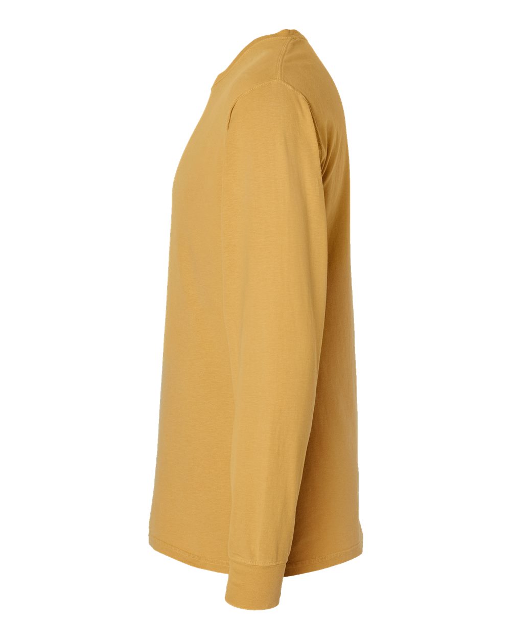 Unisex Garment-Dyed Long Sleeve T-Shirt - DirectSide - B35300123 - Artisan Gold