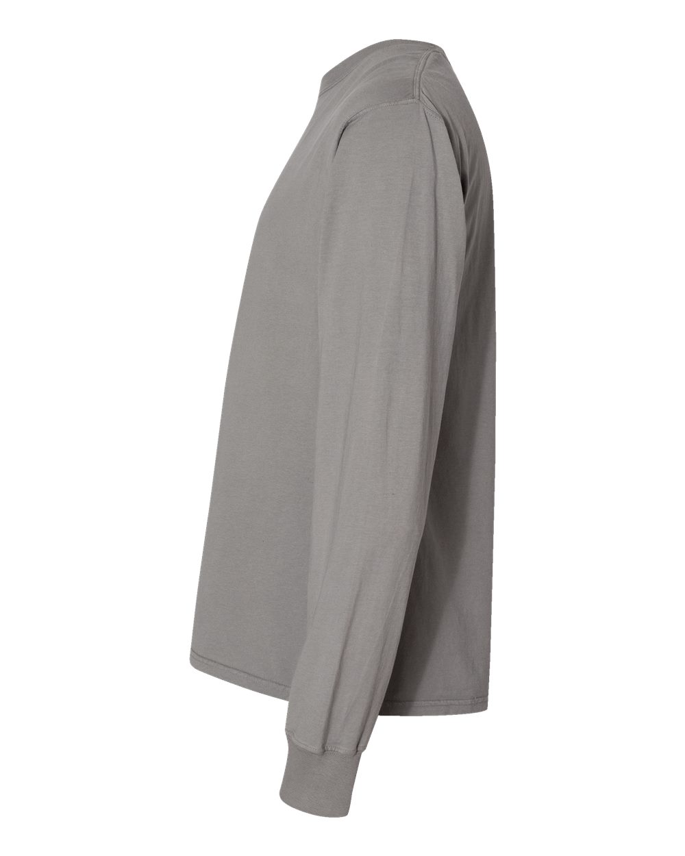 Unisex Garment-Dyed Long Sleeve T-Shirt - DirectSide - B35300133 - Concrete Grey
