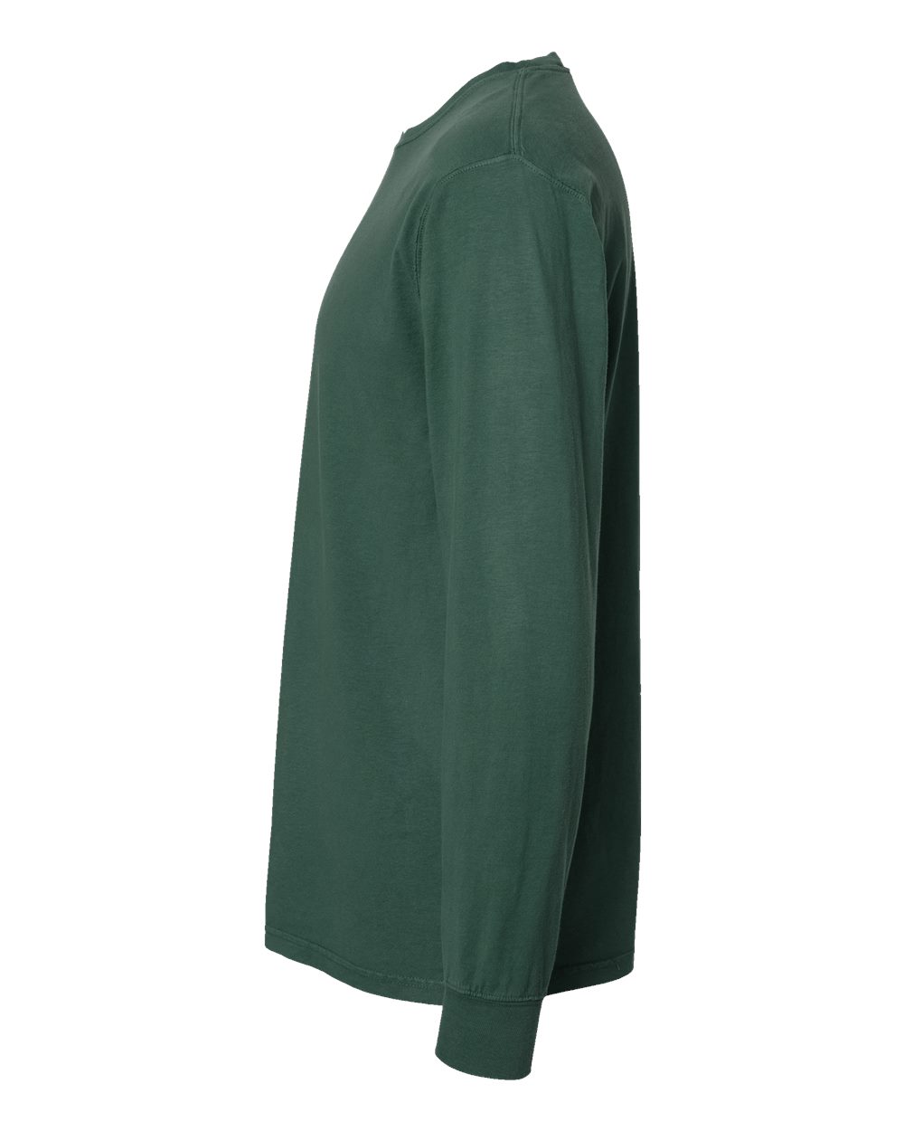 Unisex Garment-Dyed Long Sleeve T-Shirt - DirectSide - B35300193 - Field Green