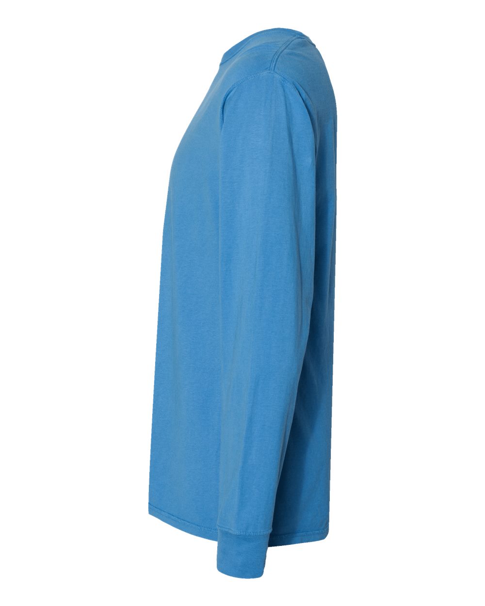 Unisex Garment-Dyed Long Sleeve T-Shirt - DirectSide - B35300253 - Summer Sky Blue
