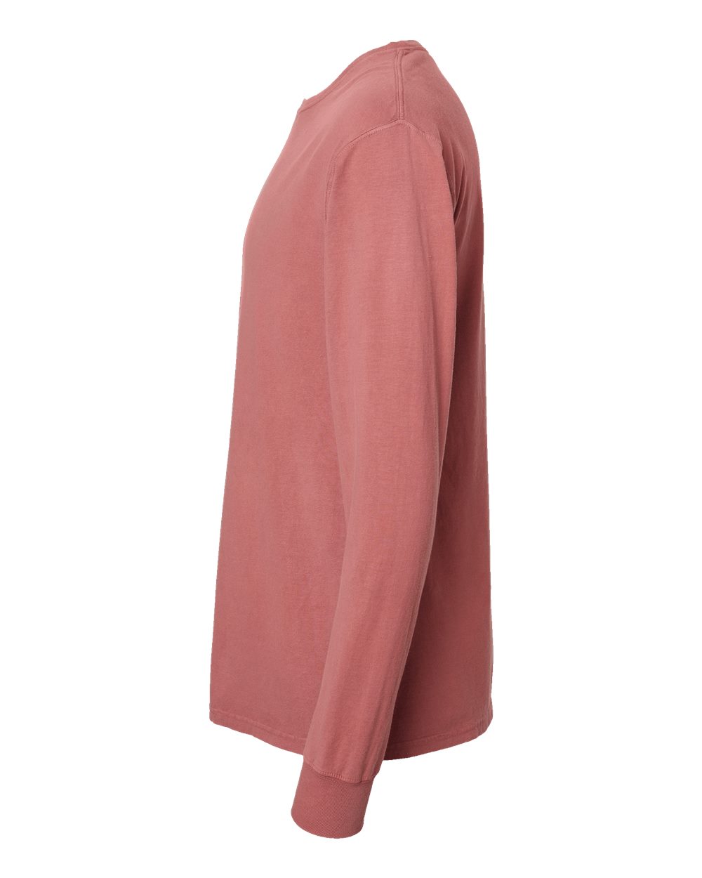Unisex Garment-Dyed Long Sleeve T-Shirt - DirectSide - B35300713 - Nantucket Red