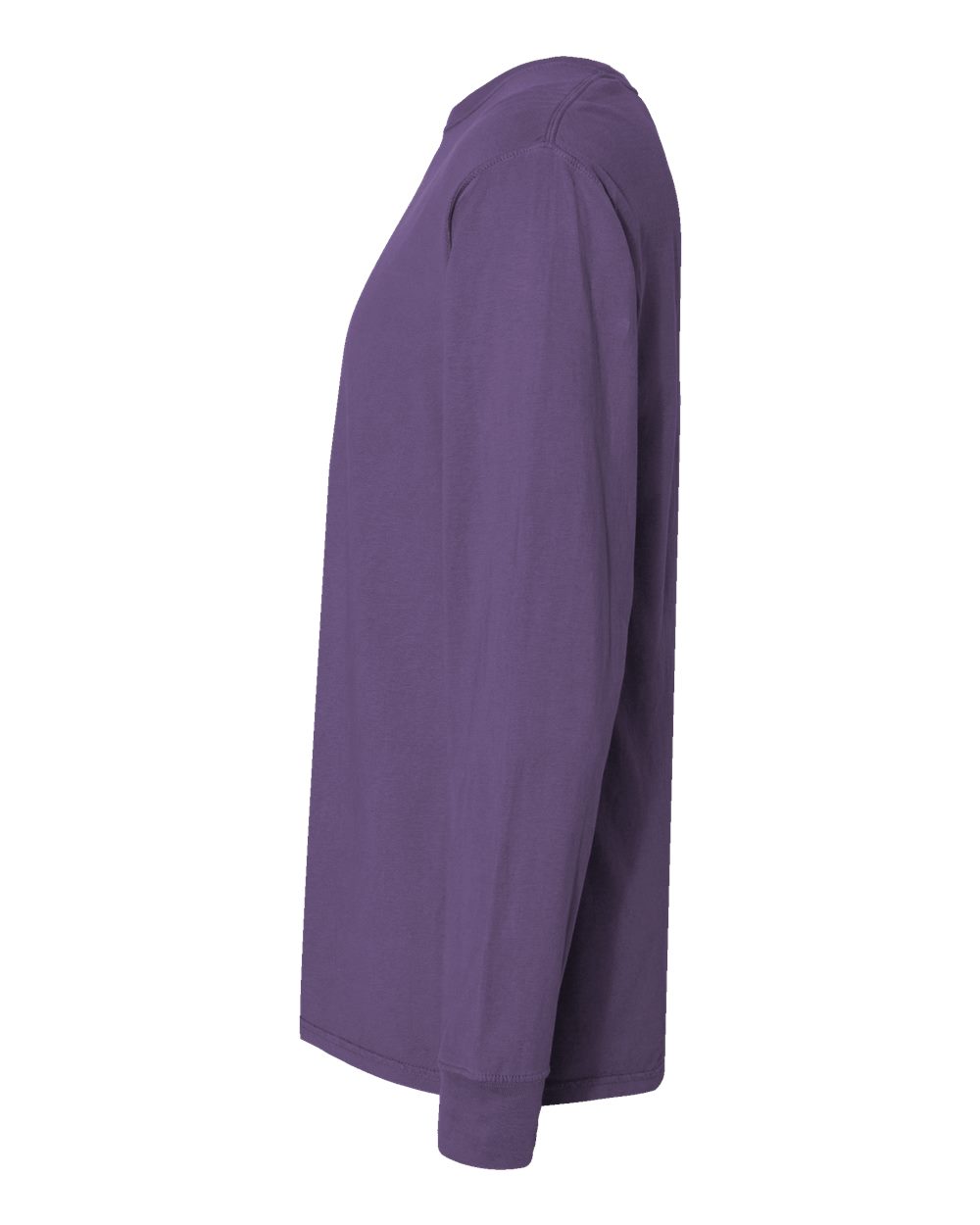 Unisex Garment-Dyed Long Sleeve T-Shirt - DirectSide - B35300723 - Grape Soda