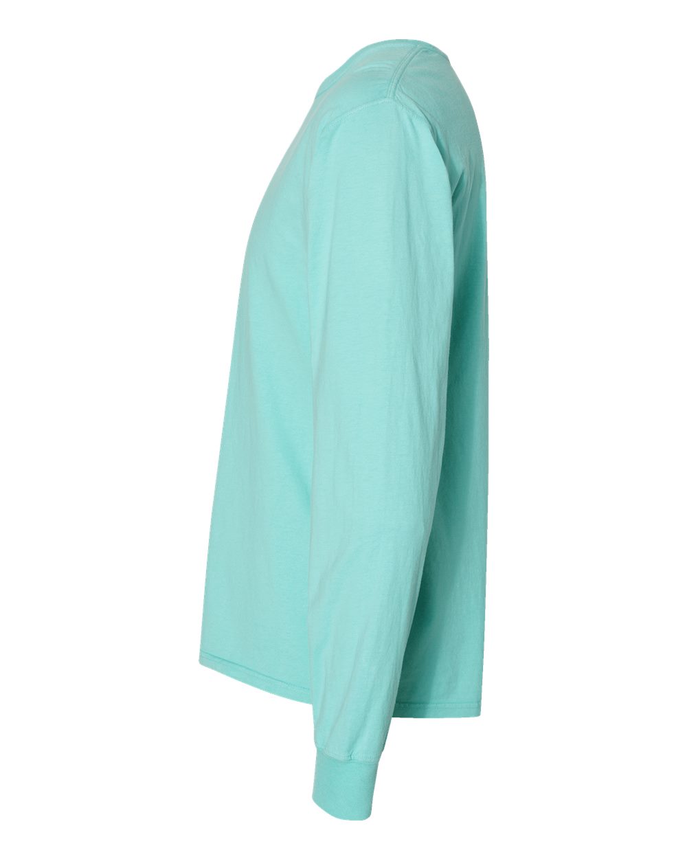 Unisex Garment-Dyed Long Sleeve T-Shirt - DirectSide - B35300873 - Mint