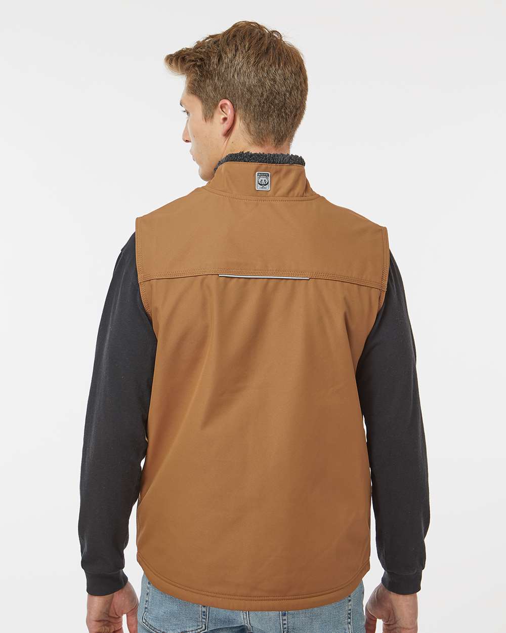 Men's GrizzlyTec™ Rigor Vest - OnModelBack - B08767283 - Saddle