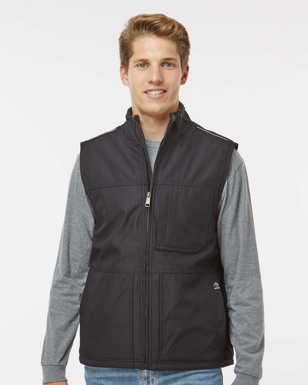 Men's GrizzlyTec™ Rigor Vest - OnModelFront - B08767503 - Black