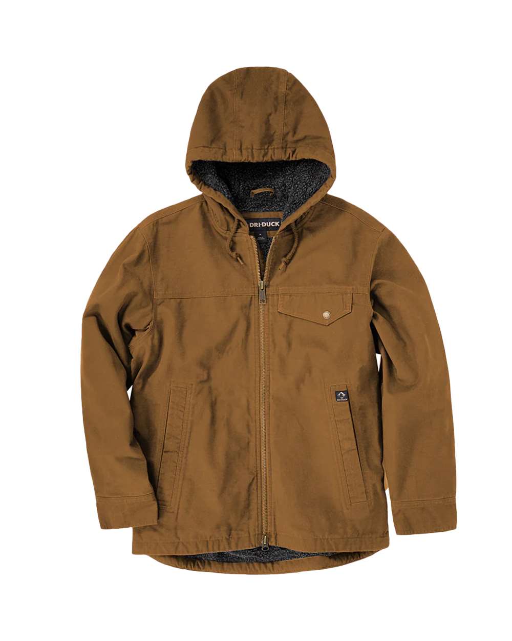 Men's Quest Lifestyle Canvas Jacket - Front - B04867283 - Saddle