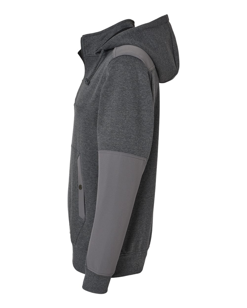 Men's Mission Quarter-Zip Hooded Pullover - DirectSide - B05167583 - Dark Oxford