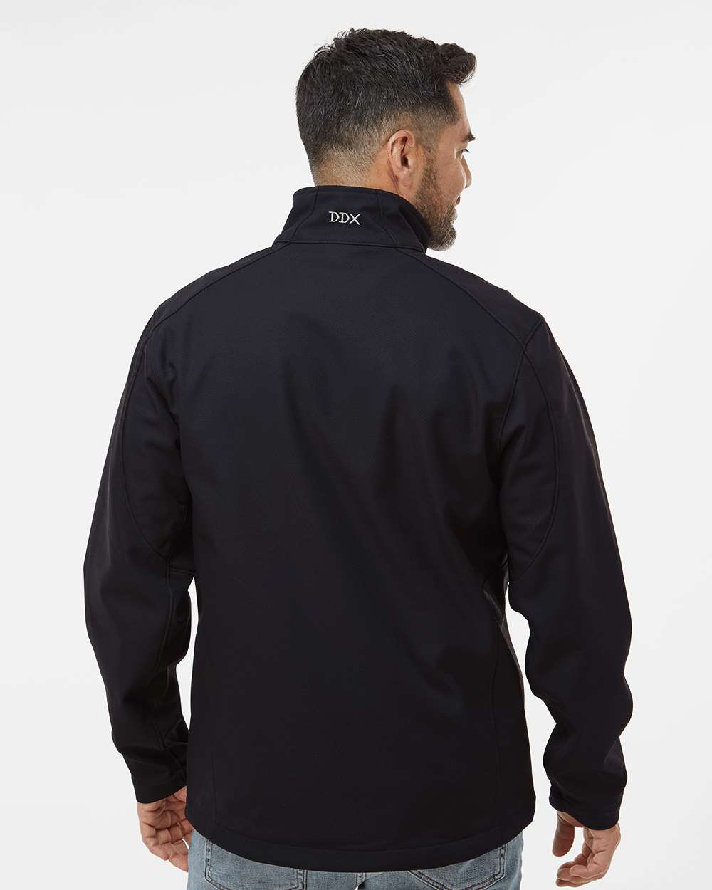 Men's Acceleration Waterproof Soft Shell Jacket - OnModelBack - B84567503 - Black