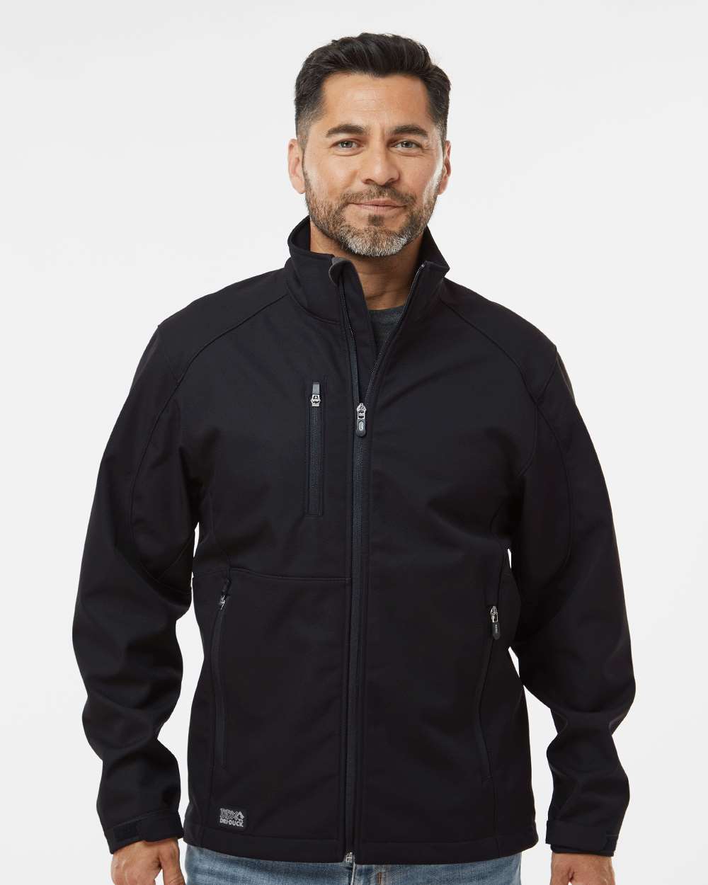 Men's Acceleration Waterproof Soft Shell Jacket - OnModelFront - B84567503 - Black