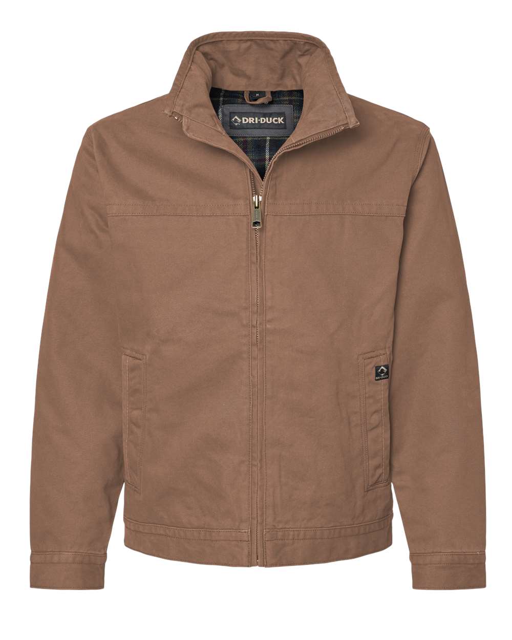 Men's Tall Maverick Boulder Cloth™ Jacket with Blanket Lining - Front - B42567746 - Field Khaki