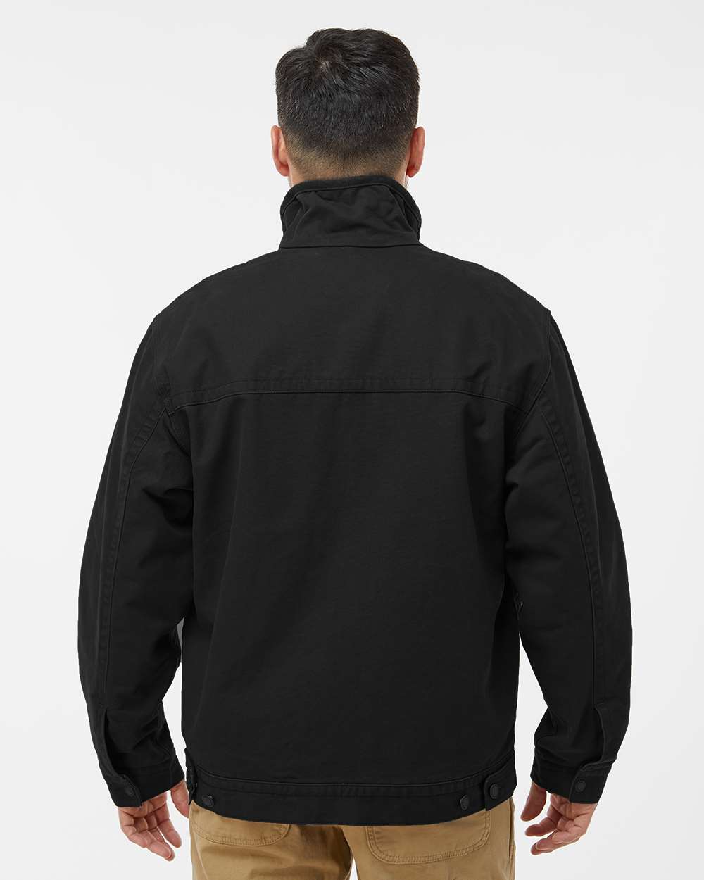 Men's Tall Maverick Boulder Cloth™ Jacket with Blanket Lining - OnModelBack - B42567506 - Black