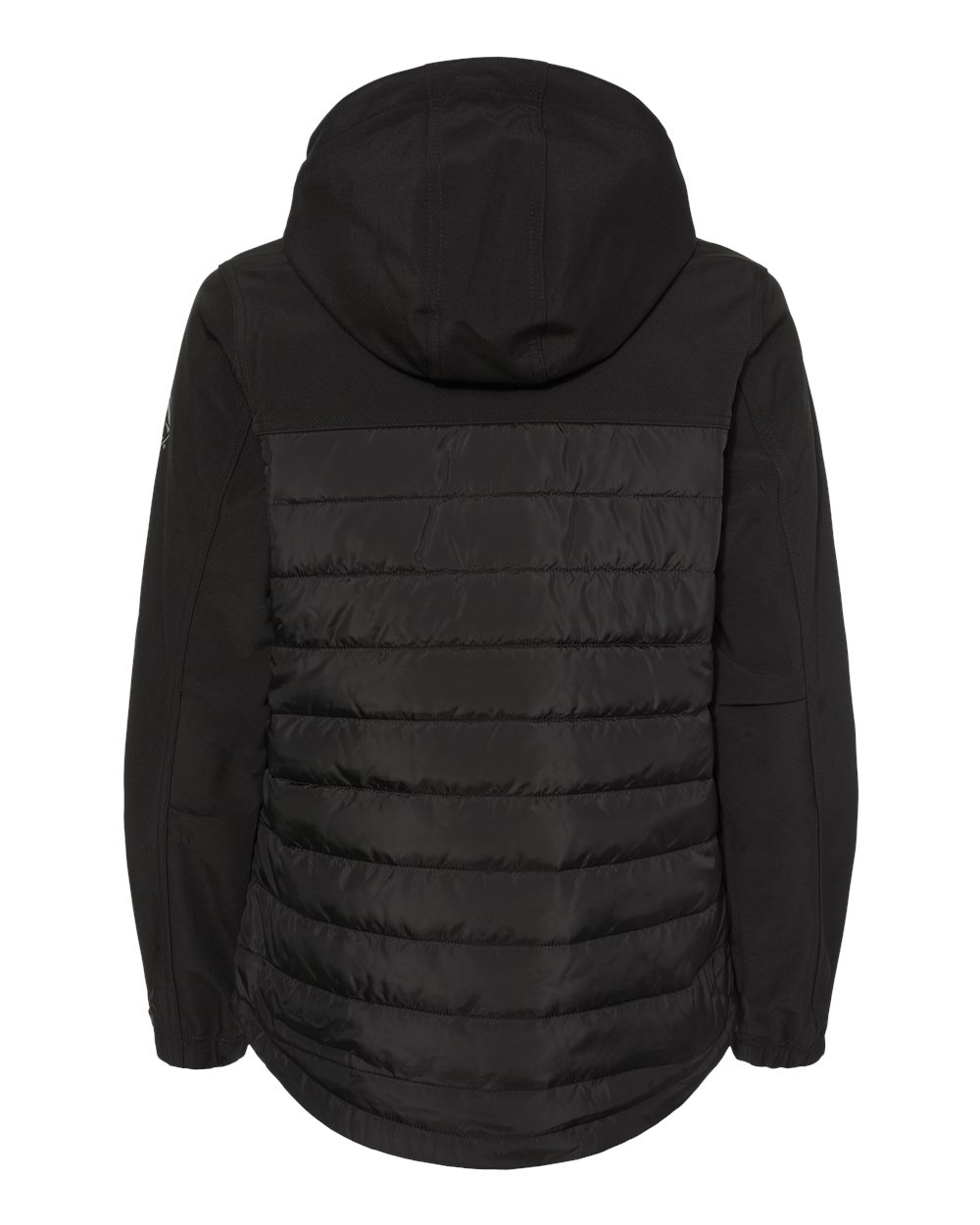 Women's Vista Soft Shell Puffer Jacket - Back - B02467503 - Black