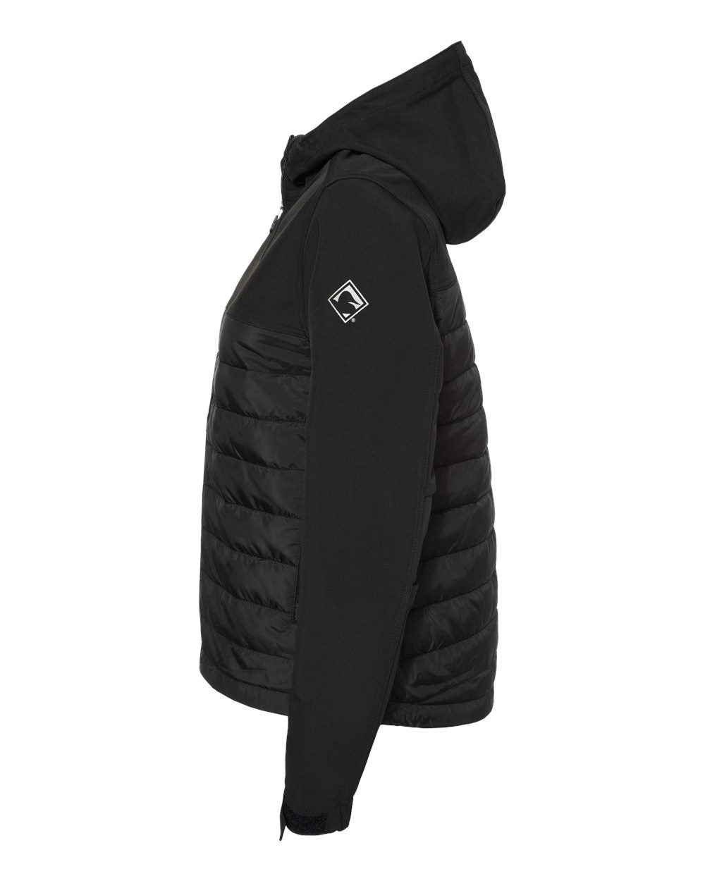 Women's Vista Soft Shell Puffer Jacket - DirectSide - B02467503 - Black