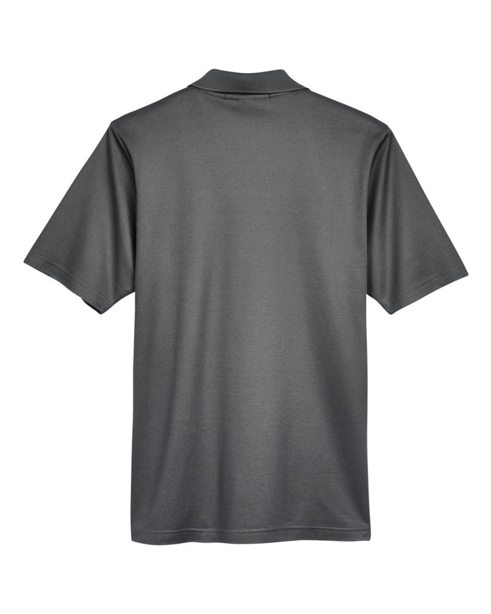 Men's CrownLux Performance® Plaited Polo - Back - B631B2132 - Graphite