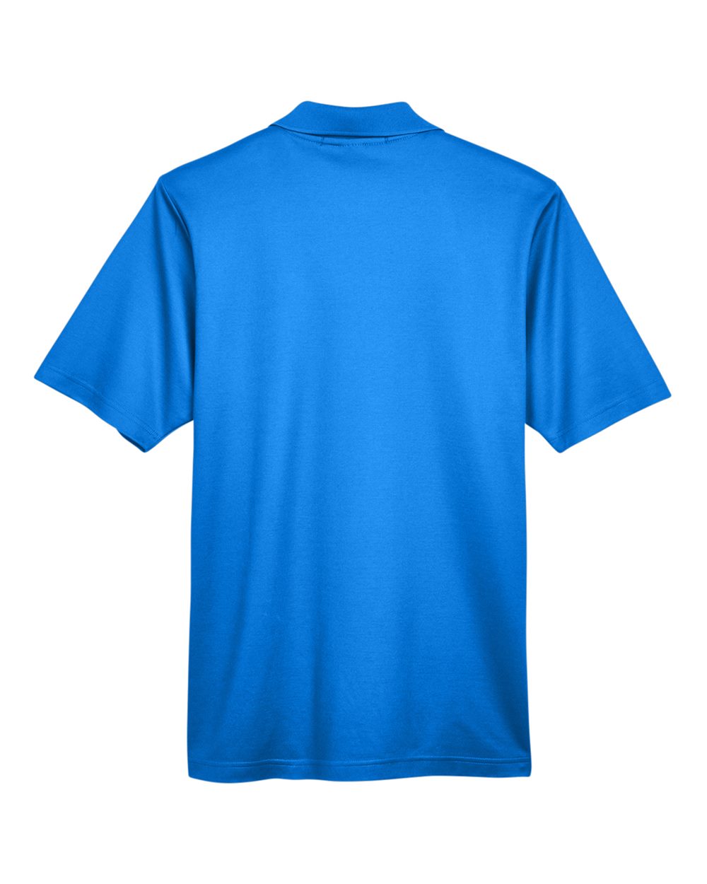 Men's CrownLux Performance® Plaited Polo - Back - B631B2252 - French Blue