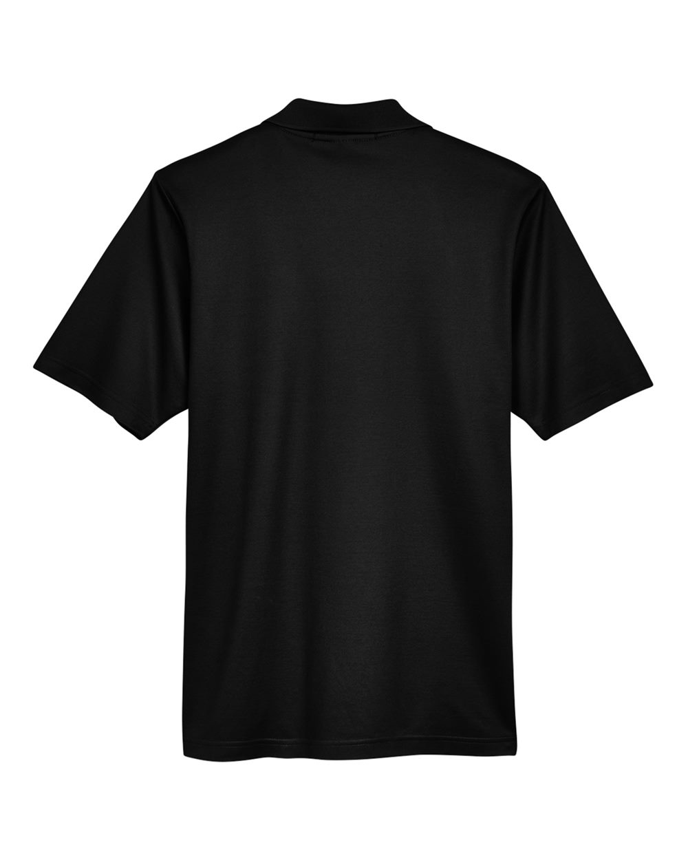 Men's CrownLux Performance® Plaited Polo - Back - B631B2502 - Black