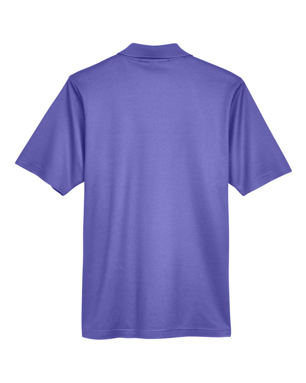 Men's CrownLux Performance® Plaited Polo - Back - B631B2672 - Grape